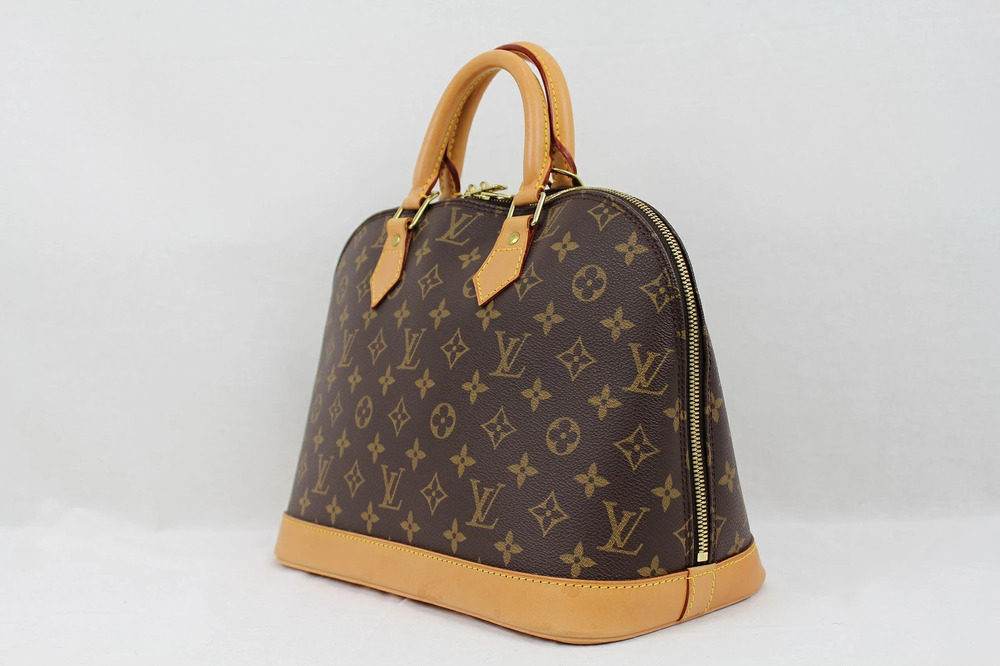 Louis Vuitton Alma Handbag Monogram Brown